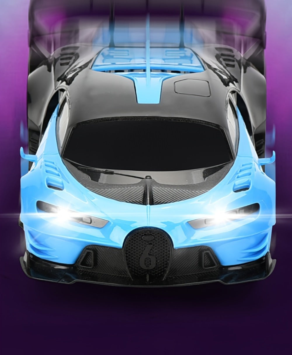High-Speed Drift RC Car 1:24 Scale with LED Lights 4-Channel Simulation Model Remote Control Car for Kids Boys Girls — image 