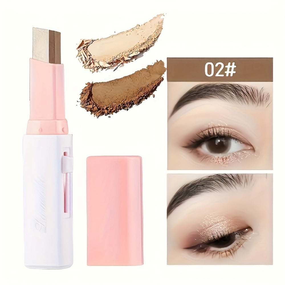 Dual-Color Eyeshadow Stick Set 6pcs Waterproof Smudge-Proof, Highly Pigmented Twist-Up Eye Shadow Pencil Kit — image 6