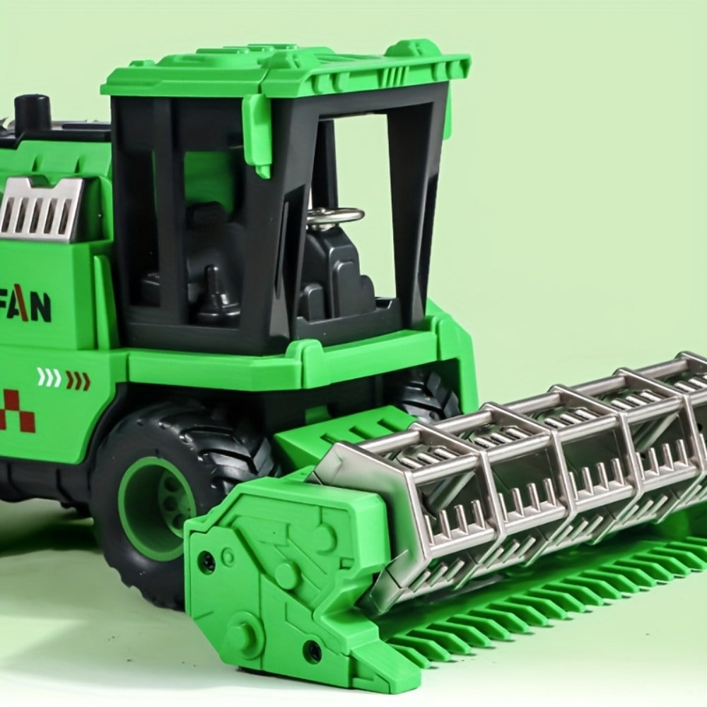 Wheat Harvester Toy Car Inertia Friction Powered Agricultural Vehicle Simulation Model for Kids Boys Girls Ages 3+ — image 9