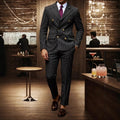 Mens Striped Business Suit Set