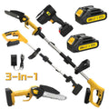 Cordless 3-in-1 Pole Saw, Mini Chainsaw and Blower Set in Yellow, Red-Black or Black Packages — image 4