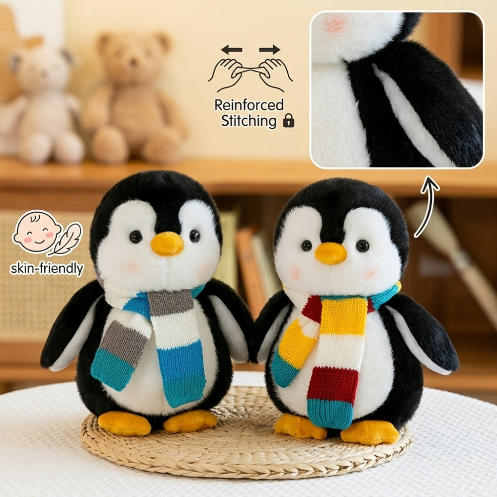 Stuffed Animal Scarf Penguin with Blue or Yellow Accessory Option and One-Piece Configuration — image 7