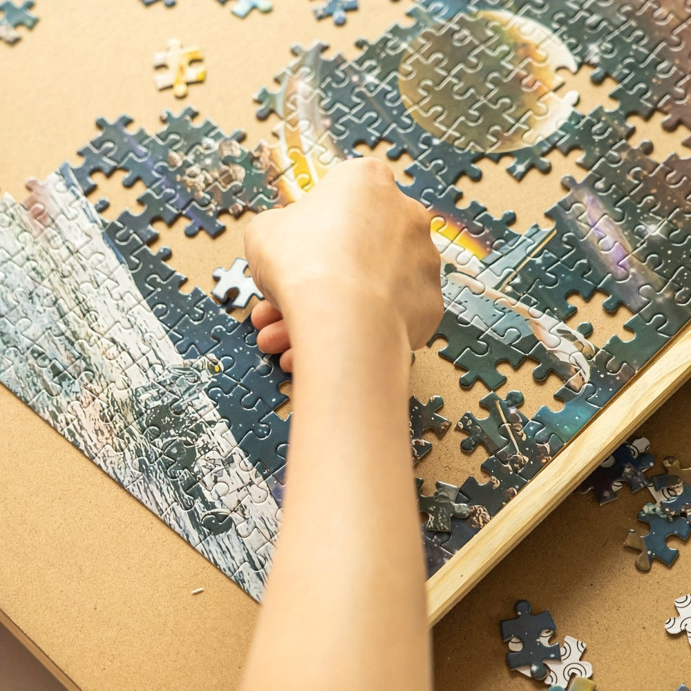Puzzle Board with 35.3 x 26.7-Inch Surface and 1500-Piece Label — image 7