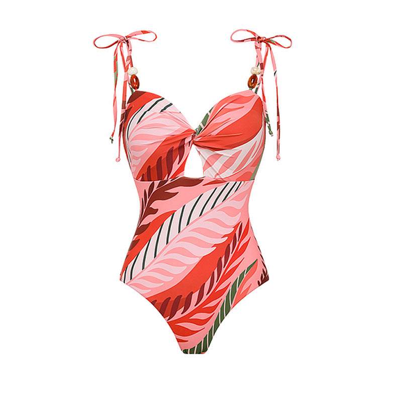 Sexy slim fit fashionable design one-piece swimsuit for women