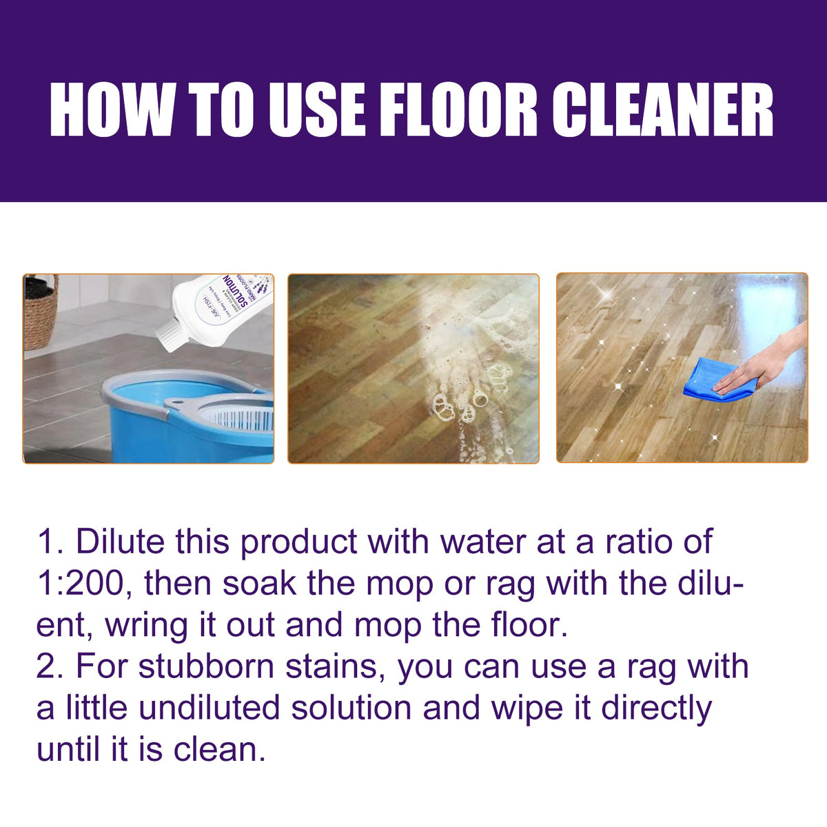 Wood Floor Cleaning Liquid, Household Wood Floor Brightening, Decontaminating, Decontaminating, And Perfuming Cleaner