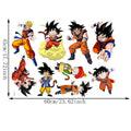 Dragon Ball Wall Sticker Wukong Saiya Decorative Painting Children's Room PVC Decorative Cartoon Sticker - V.I.P Digital Presence
