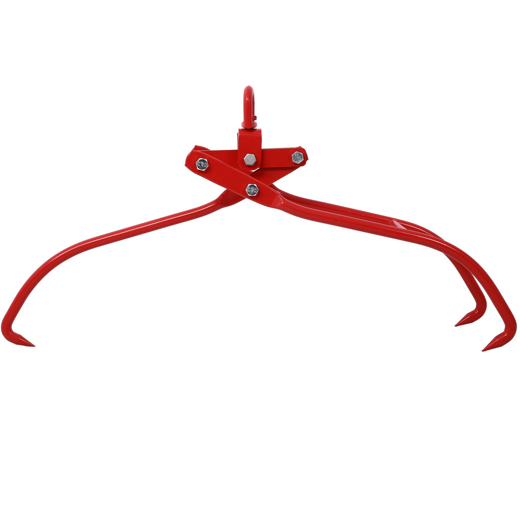 28in 3 Claw Log Grapple for Logging Tongs, Eagle Claws Design Log Lifting Tongs Log Grabs, Timber Lifting Tongs for Truck, ATV,