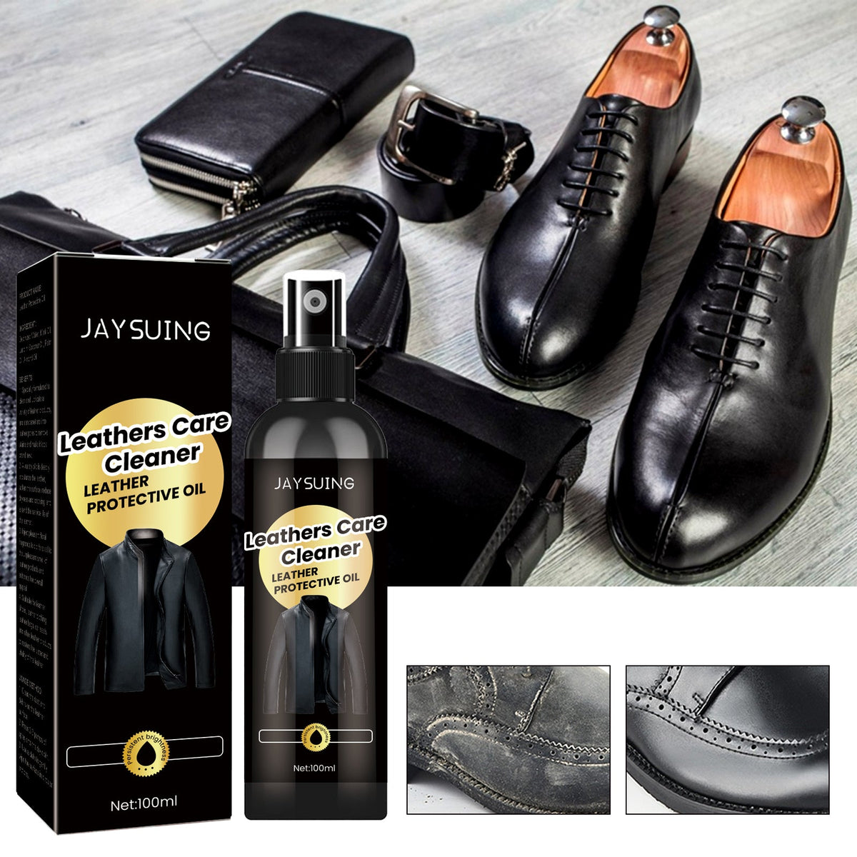 Leather Protection Oil, Leather Sofa Leather Bag Leather Jacket Decontamination Maintenance Refurbished Polish Care Oil - V.I.P Digital Presence