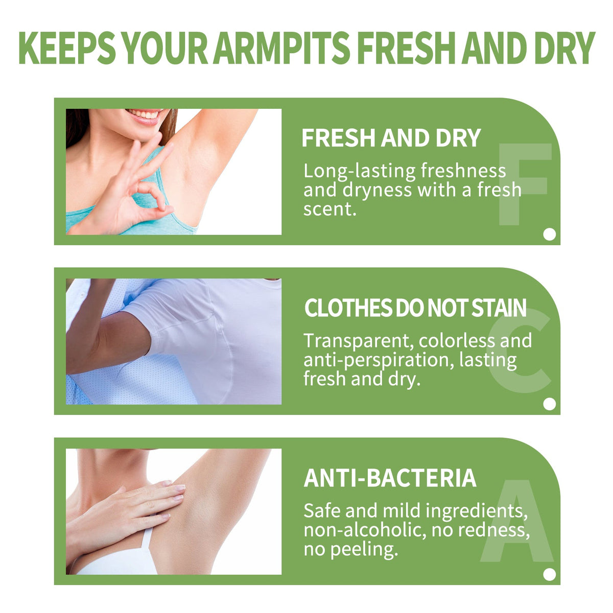Deodorant Underarm Cleansing Deodorant Deodorant Deodorant Lasting Fragrance Mild And Non-Irritating