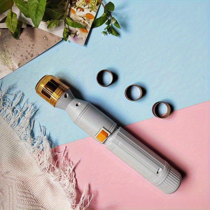 Pet Nail Grinder, Battery-Operated Tool with Three Replacement Grinding Bands for Dogs and Cats — image 5