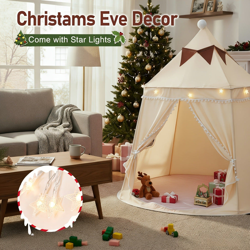 Pop-Up Dome Pet Tent in Three Colors with Basic or Mat, Star Lights and Flag Accessory Options — image 11