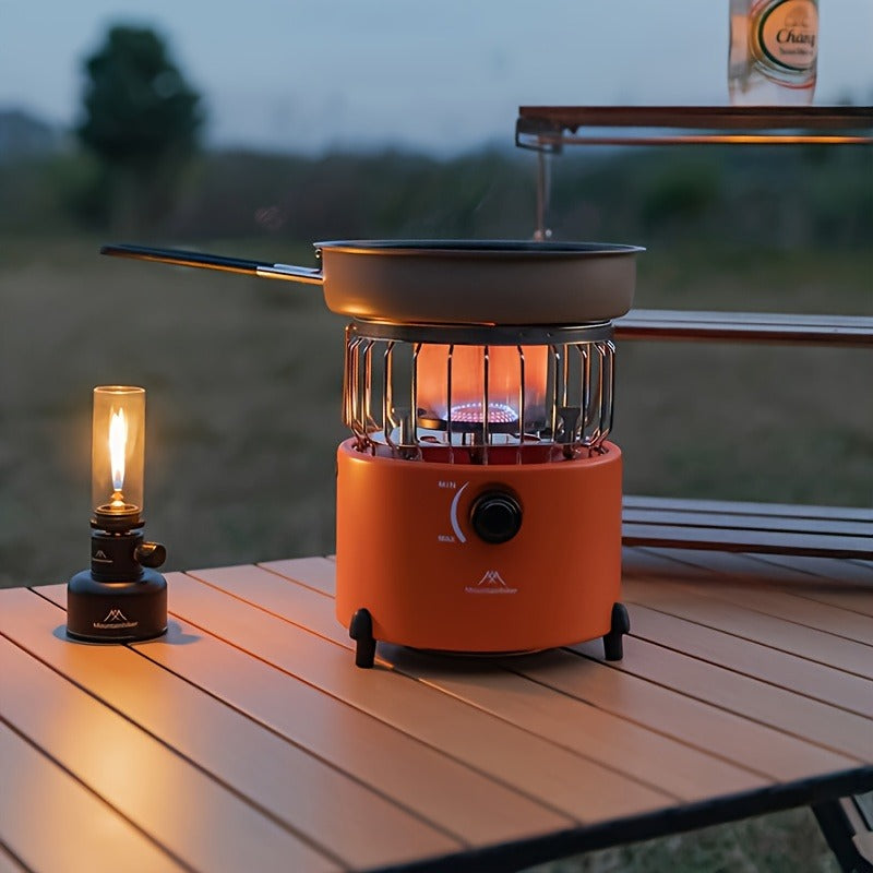Portable Propane Camping Stove Heater 9000 BTU, 3-in-1 Indoor Outdoor Gas Burner with Adjustable Flame — image 4