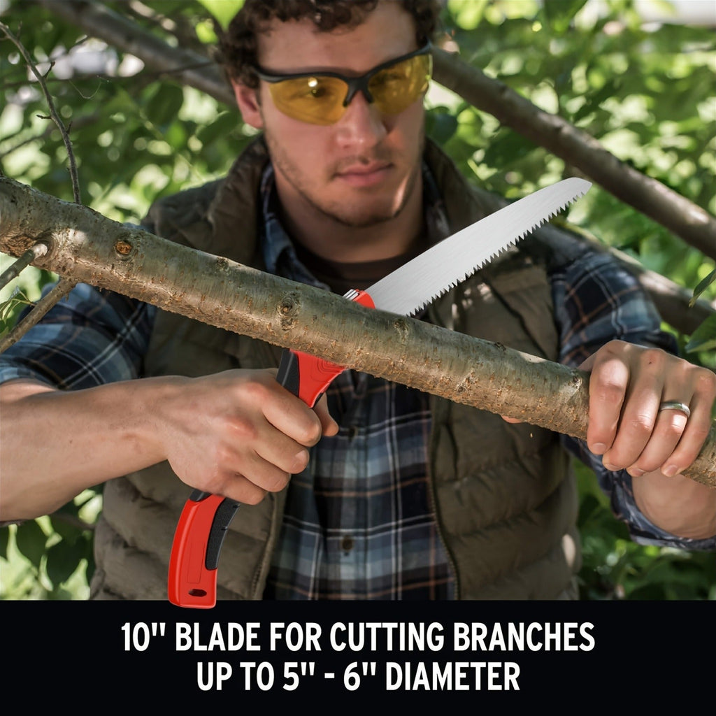 Folding Saw Portable Pruning 7-Inch SK5 Blade Collapsible Manual Wood Cutting Saw for Camping, Survival — image 1