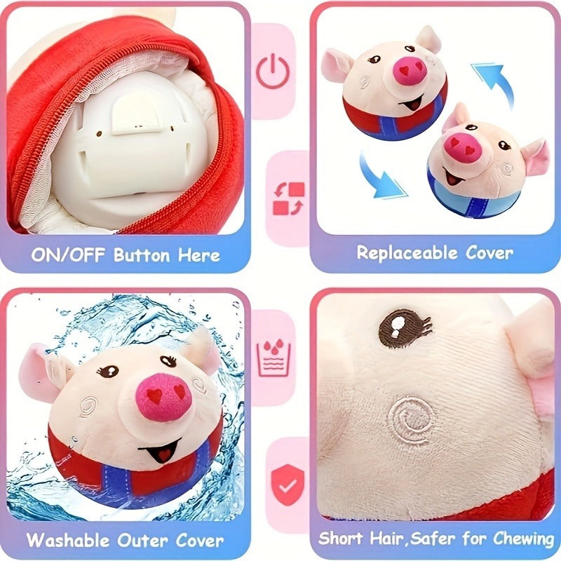 Dog Toy USB-Rechargeable Bouncing Character Ball with Recording and Music Modes in Five Styles — image 12