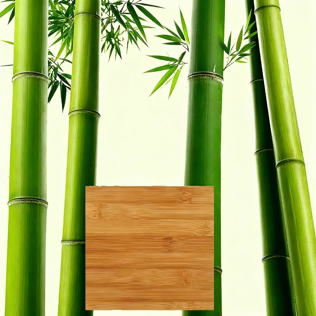 Tall Bamboo Bookshelf – Adjustable Shelves, Narrow Freestanding Storage Rack