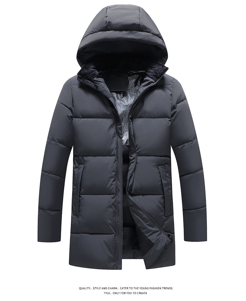 New Mens Graphene Cotton Jacket With A Detachable Hoodextra-thick And On-trend