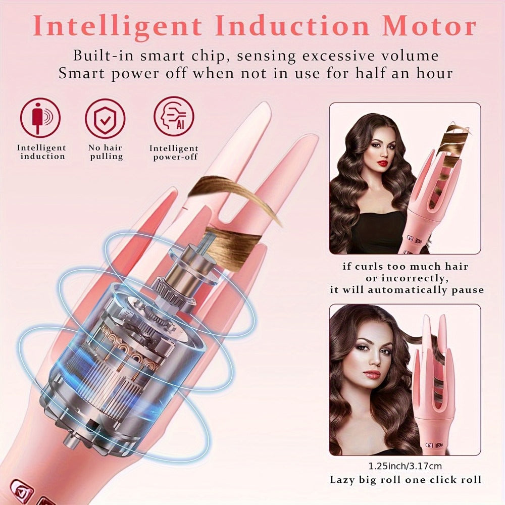 Automatic Curling Iron 32mm Essential Oil Coating, for Home, Travel and Salon Hair Styling — image 10