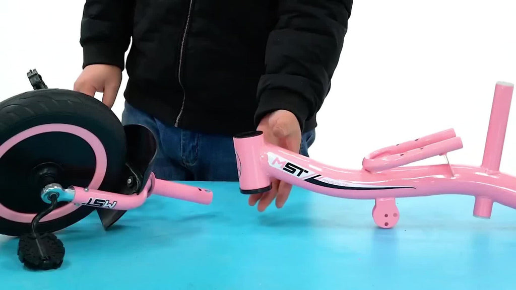 Push Handle Tricycle for Toddlers Girls Pink, 3 Wheel Trike Ages 18-60 Months with Padded Backrest — image 8