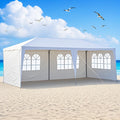 Party Tent White Waterproof 4 Sidewalls | Wedding Backyard Event Patio — image 1