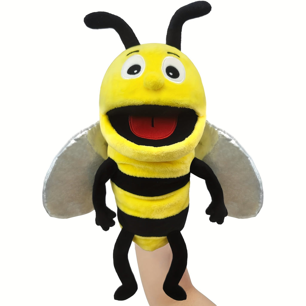Movable-Mouth Insect Hand Puppets in Bee, Ladybird, Dragonfly, Butterfly, Ant and Caterpillar Styles — image 1