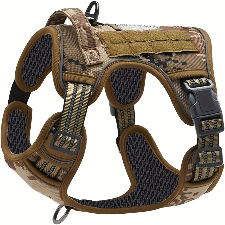 Tactical-Style Dog Harness with Top Handle and Front Ring in Five Colors and S-to-XL Sizes — image 11
