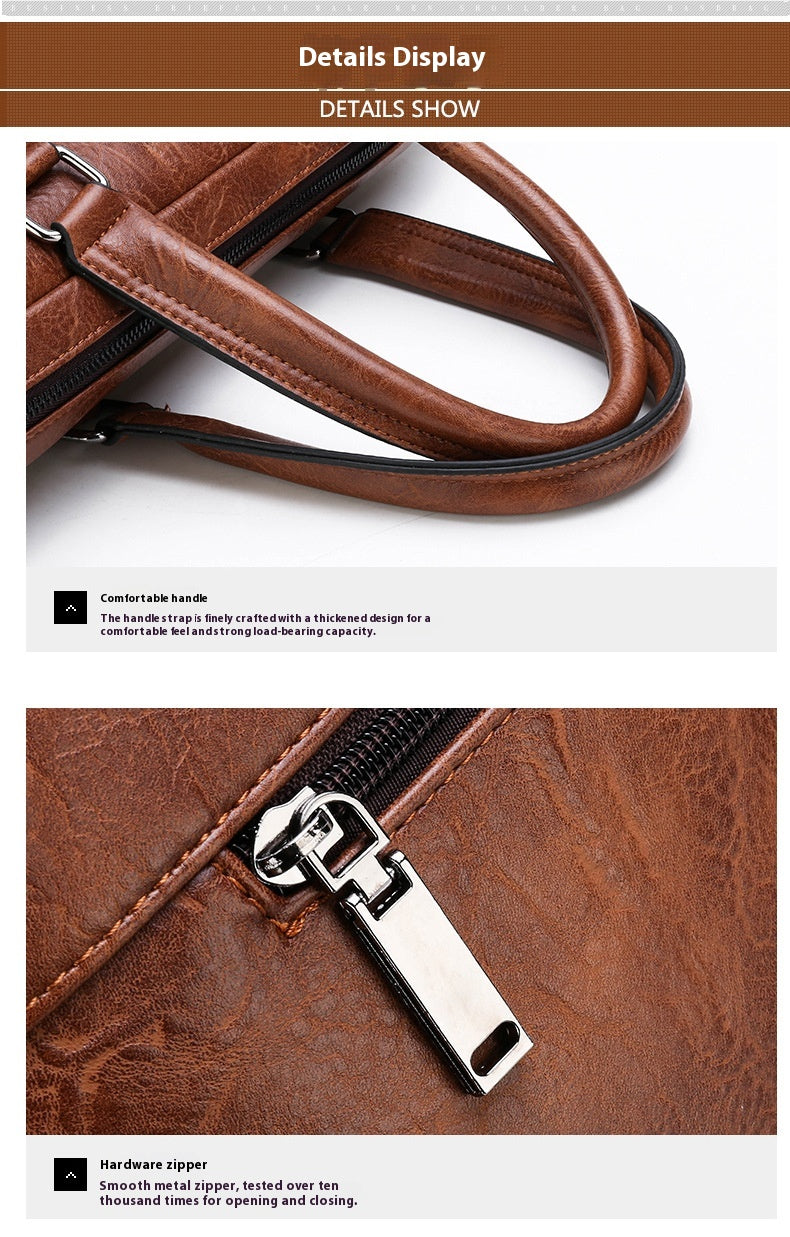 Laptop Men's Briefcase Computer Crossbody Business