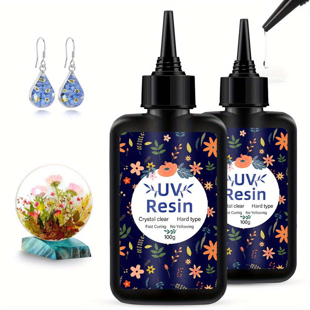 UV Resin Fast Curing Crystal Clear High Viscosity Transparent Epoxy Resin for Jewelry Making Casting & Crafts — image 13