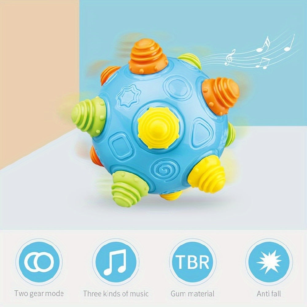 Bouncing Music Dancing Ball Baby Toy, Interactive Electric Rolling Sensory Ball with Lights, Sounds & Melodies — image 12