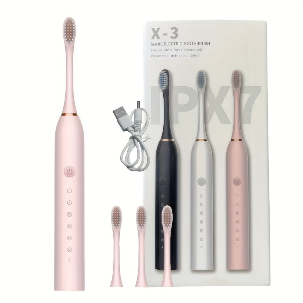 Electric Toothbrush with Six Brushing Modes, Two-Minute Timer, USB Charging and Three Color Options — image 7