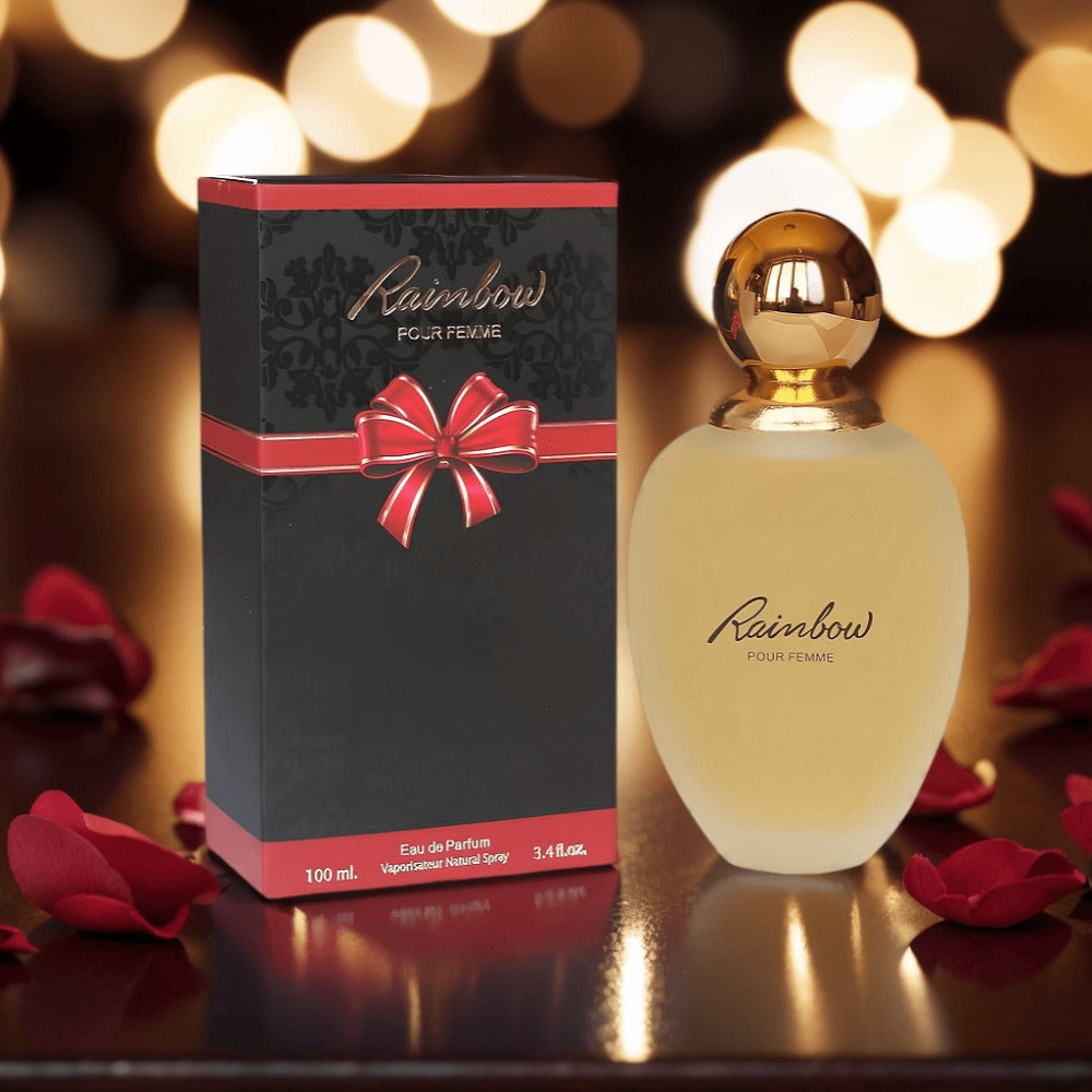 Lady Rainbow Eau de Parfum Spray, 100 ml Frosted Bottle with Gold-Tone Cap and Matching Red Box — image 1