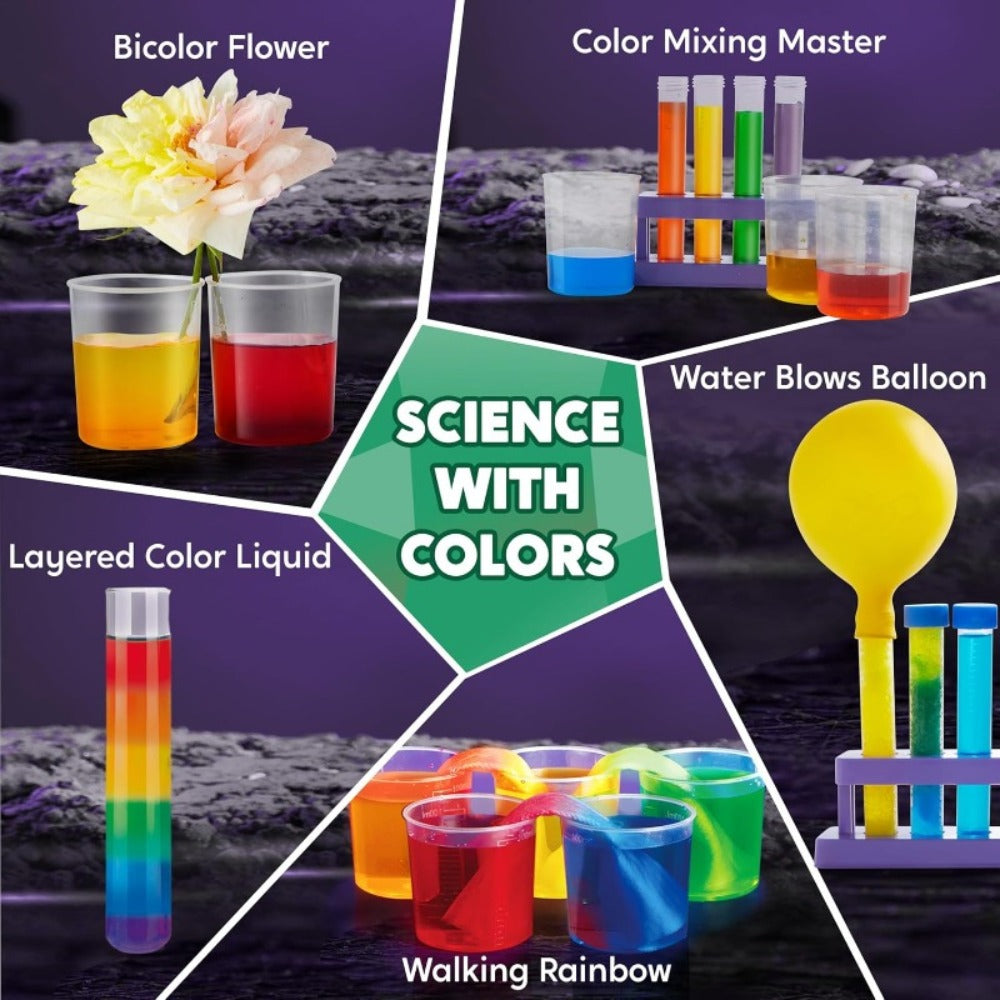 STEM Science Kit for Kids 50+ Experiments, Crystal Tree Growing Kit, Lava Lamp, Volcano Chemistry Set — image 8