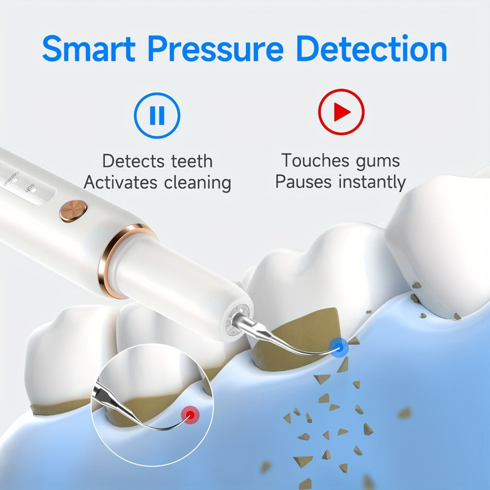 Ultrasonic Tartar Remover Electric Tooth Cleaner 5-Speed IPX6 Waterproof USB Rechargeable Dental Scaler — image 7