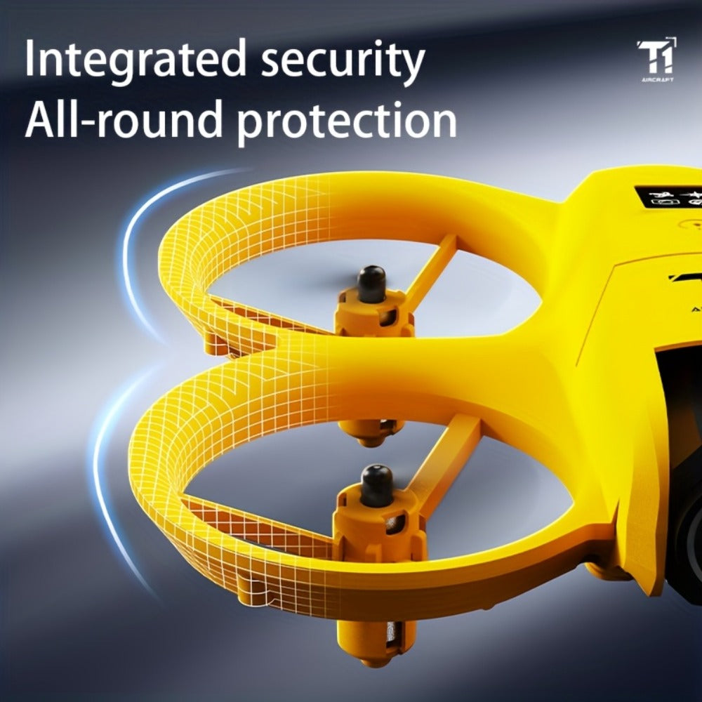 180° Rotating Dual Camera Drone Optical Flow Positioning Gyroscope Stabilization 360° Roll One-Button Takeoff Landing Calibra