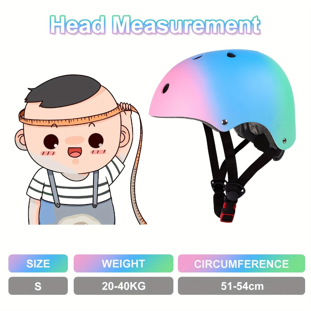 3D Shark Kids Bike Helmet with Knee and Elbow Pads Set, Ultra-Light 230g Adjustable Safety Helmet Ages 5+ — image 2