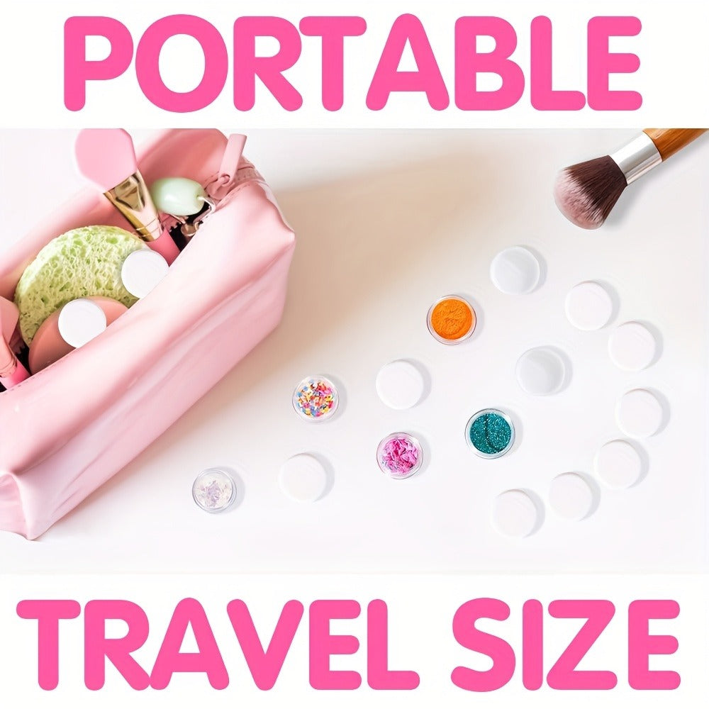 Mini Cosmetic Containers with Lids 60 Pack – 5g Small Round Plastic Sample Jars for Travel, Lip Balm, Lotion, Cream & DIY Bea