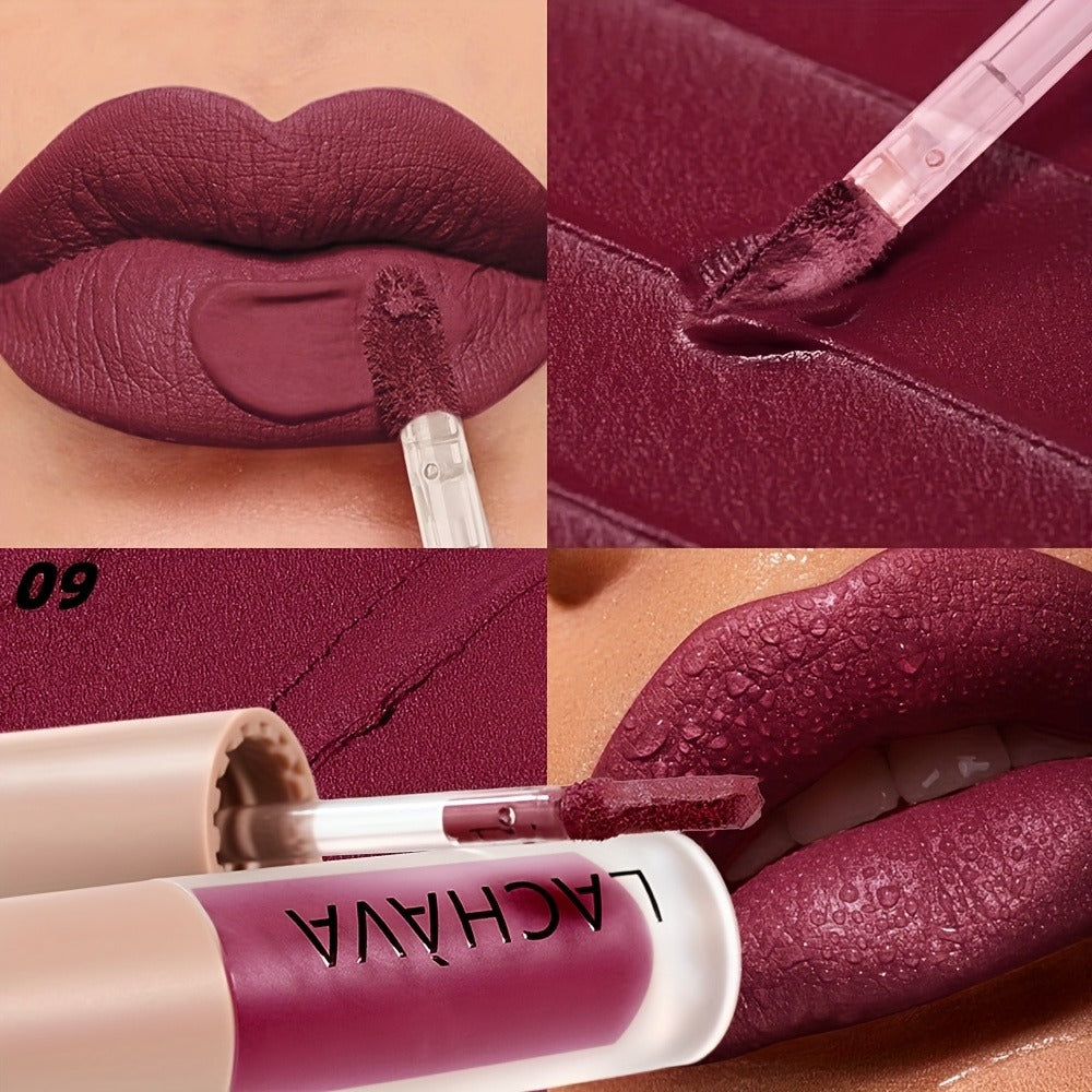 Velvet Matte Liquid Lip Color in Five Coordinated Nude-Tone Shades with 7.4cm Square Tube and Wand — image 19