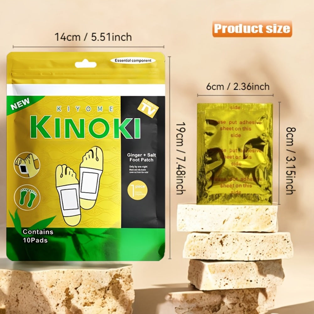 Foot Detox Pads 30 Pack Bamboo Vinegar Ginger Powder Natural Plant Ingredient Deep Cleansing Moisturizing Patches — image 5