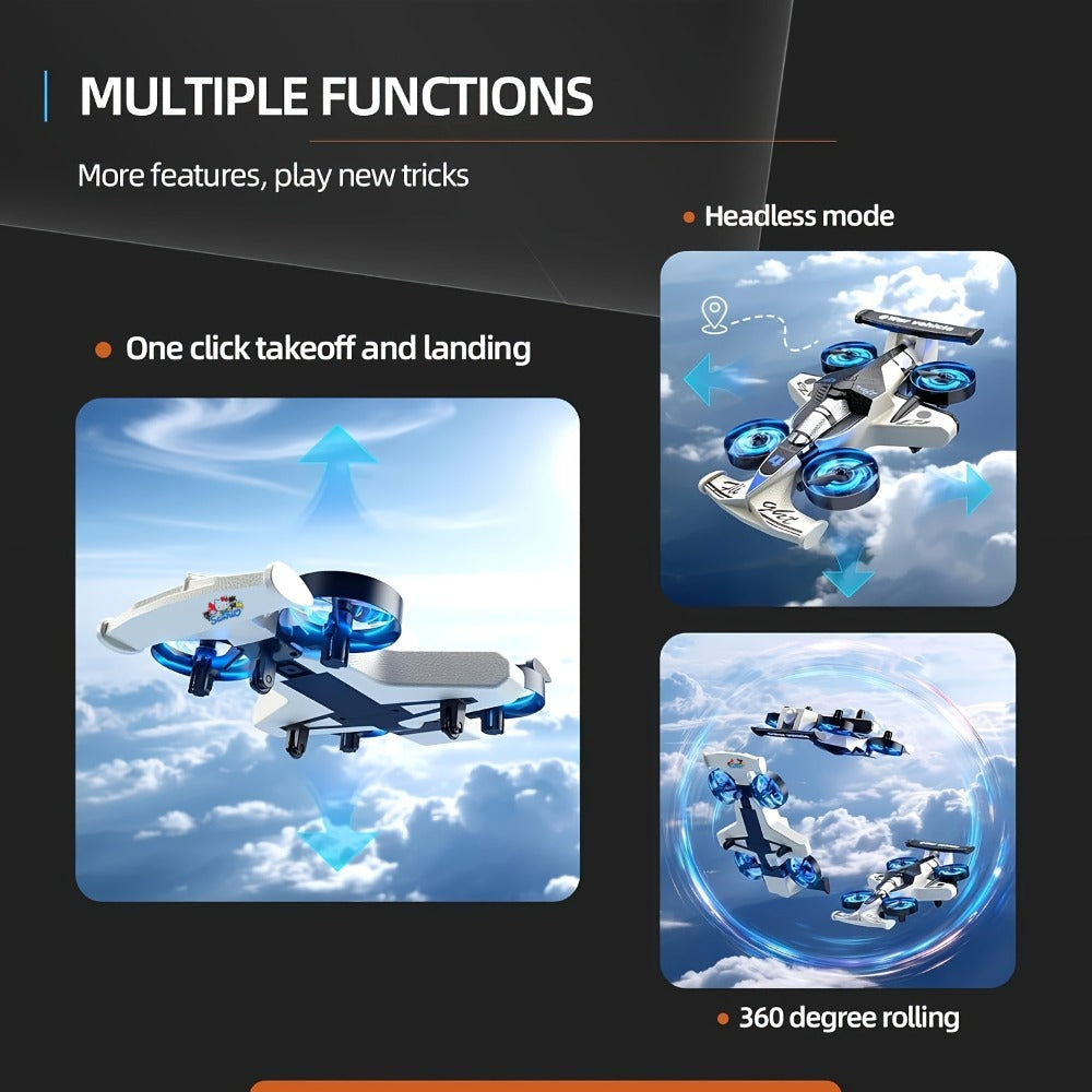 RC Flying Car Drone Combo for Kids with the Listed Color, Size or Set Options for Everyday Use — image 9