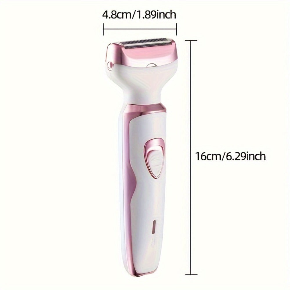 Rechargeable Facial Hair Remover Set for Women with Pink and Purple Multi Tool Options for Grooming — image 6