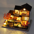 DIY Miniature Dollhouse Kit Sakura Garden Japanese Style, Wooden Tiny House with Tatami Flooring & Furniture — image 15