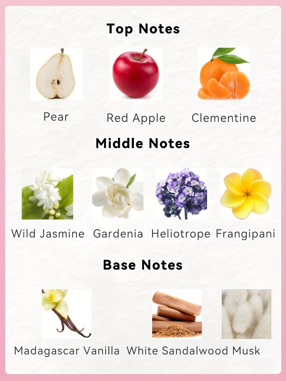 Women's Perfume Fruity Floral Eau de Parfum 3 oz with Pear, Red Apple, Clementine and Woody Musk — image 8