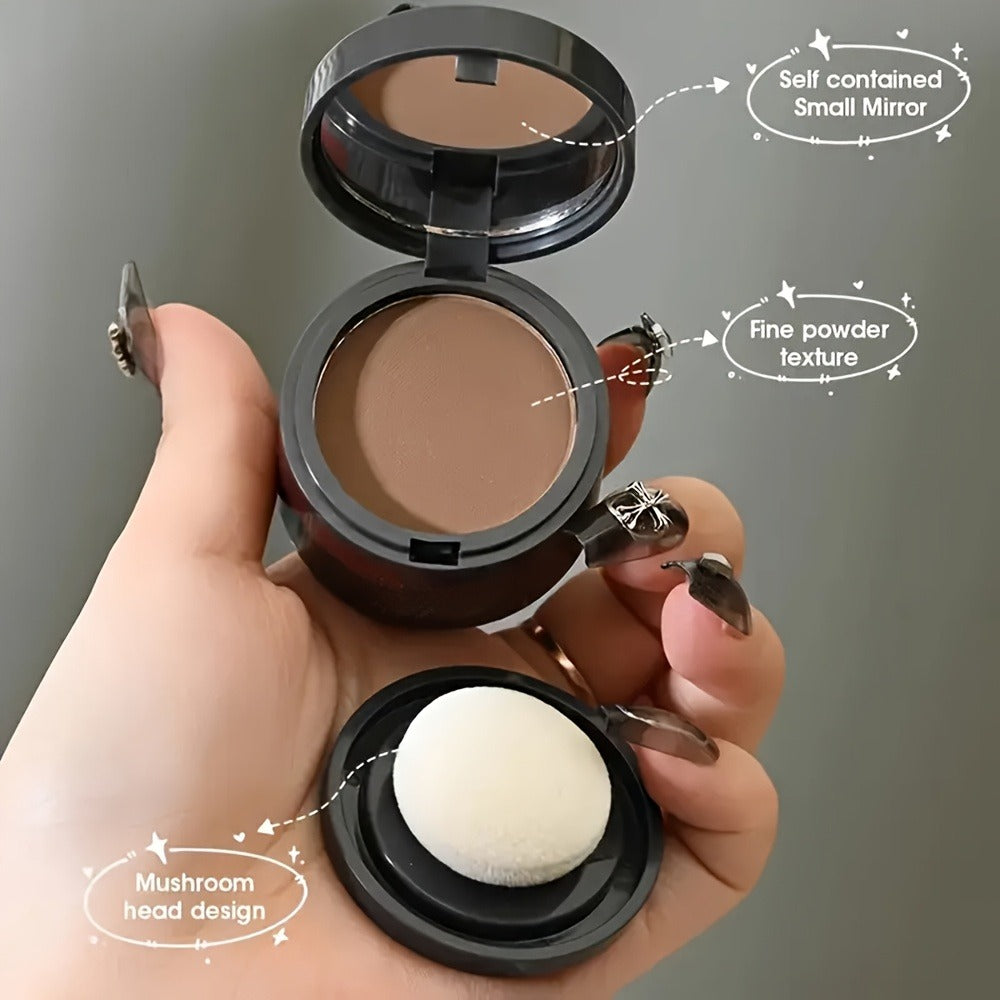 Thinning Hair Root Coverage Powder with Brush, Instant Hairline Concealer Natural Shadow Effect — image 10