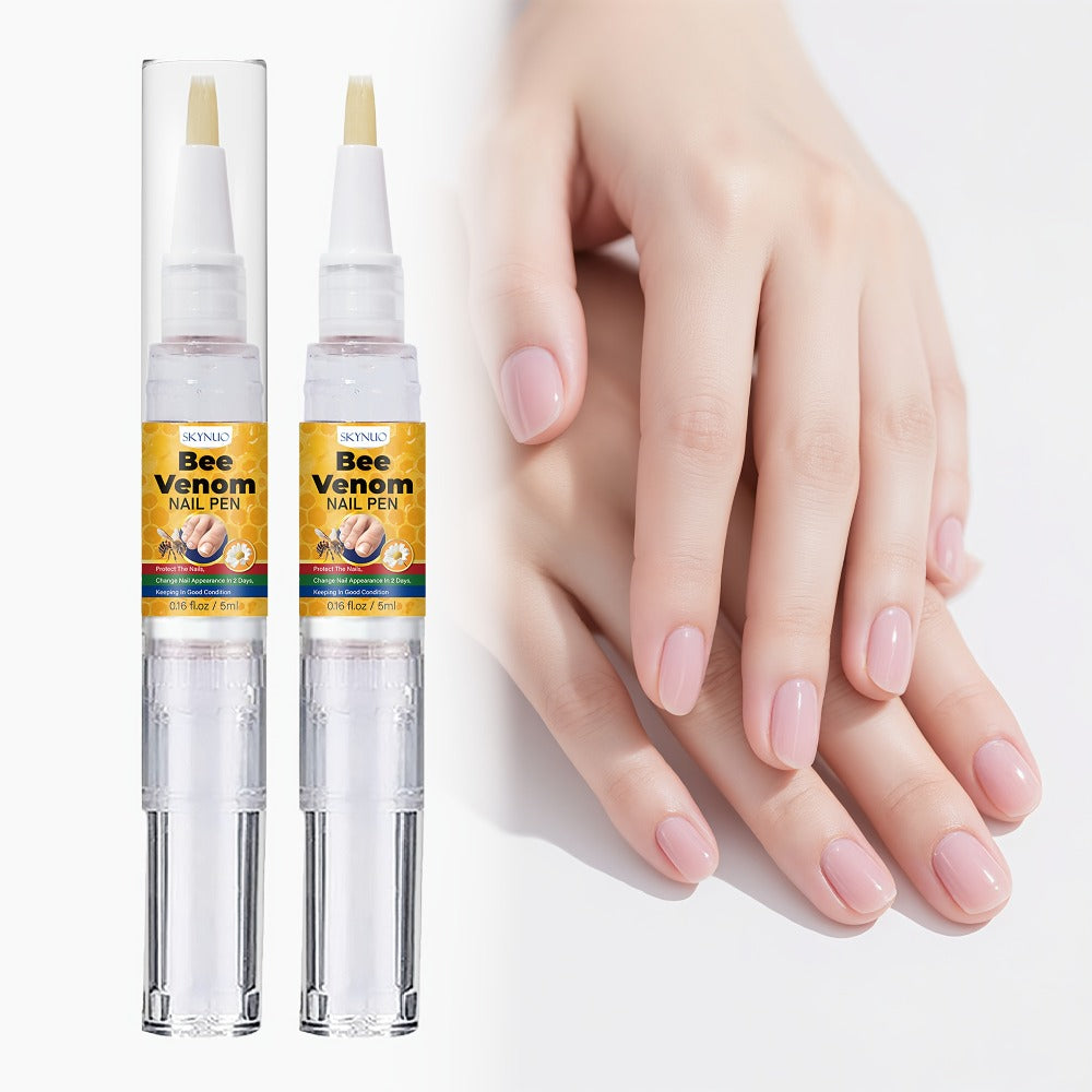 Toenail Pen with Bee Venom, Extra Strength Nail Hardener & Brightener, Nourishing Formula, Treatment — image 1