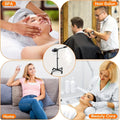Rolling Facial Steamer with Black or White Head, Removable 250 ml Tank and Adjustable Stand Heights — image 12