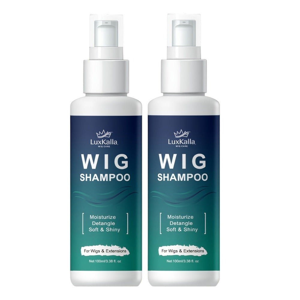 Synthetic Hair Shampoo 2-in-1 Deep Cleansing Revitalizing Detangling, Soak & Rinse Formula for Wigs Hair Extensions Braids — 