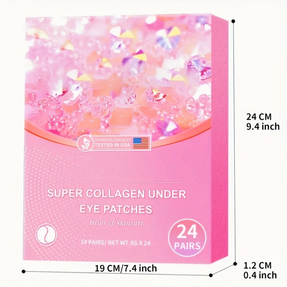 Multicolor Under-Eye Patch Set with Eight Pictured Colors and a Sealed 24-Pair Checkout Box — image 3