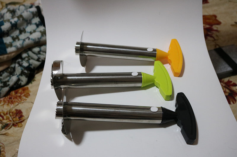 Pineapple Peeler Stainless Steel  Pulp Separator  Corer  Core Puller Fruit Tools