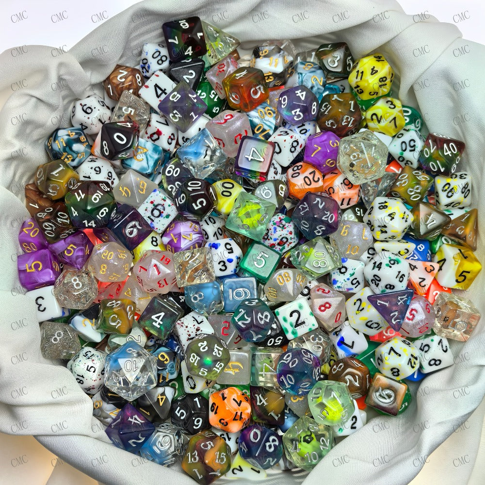 DnD Polyhedral Dice Bulk Set ~135pcs with the Listed Color, Size or Set Options for Everyday Use — image 2