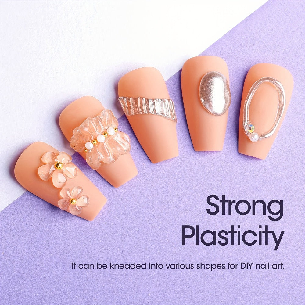 Press-On Nail Glue Gel Kit 30g with UV Lamp – Strong Long-Lasting Solid Nail Glue, 60ml Remover & Buffer for False Nails — im