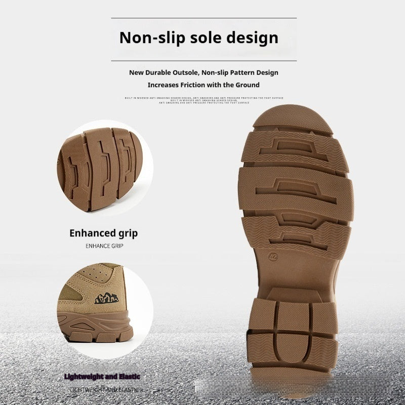 Mens Anti Smashing And Puncture Resistant Safety Shoes